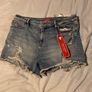 Guess shorts rippled denim